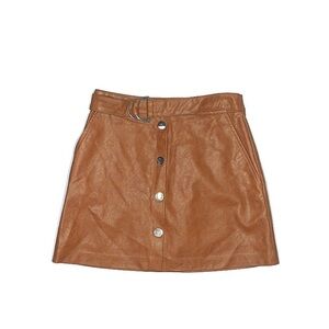 ZARA faux leather skirt size small